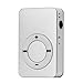 Price comparison product image Internet MP3 Player Portable USB Digital Mini Mp3 Music Player Support 8GB Micro SD/TF Card MP4 Player Voice Recorder Portable Speaker Music Player (Aluminum alloy, Silver)