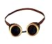 Produktbild DODOING Unisex Steampunk Antique Copper Cyber Goggles Glasses Rave Goth Vintage Brille