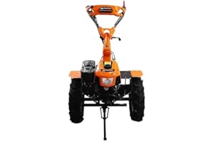 Motoculteur Thermique à Traction 212cm3, Largeur de Travail jusqu'à 105cm, 2 Vitesses AV/1 AR, Guidon Ajustable - DAEWOO