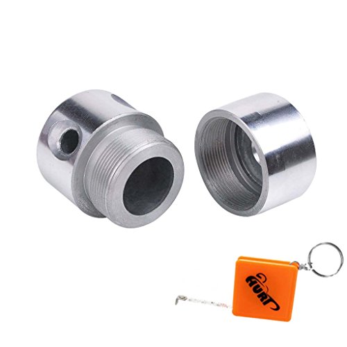 HURI Aluminium Fadenkopf Alu Mähkopf Fadenspule Benzin Motorsense Rasentrimmer Freischneider mit 4 Faden - 3