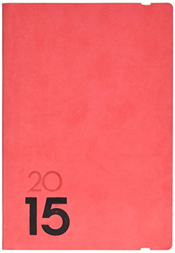 Manuel Cabero Mara - Agenda, 14 x 20.5 cm, semana vista, rojo, 1 unidad