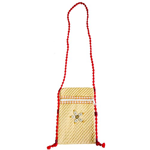 Salvus App SOLUTIONS Fascinating Cream And Orange Color Sling Handbag For Women And Girls RS.245 (59.00% Off) - Amazon