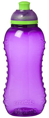 Sistema Trinkflasche, 330 ml, 3 Flaschen, Blau, Rosa, Lila - 4