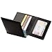 Produktbild TRESOR® - RFID Leder Herren Geldbörse gegen Datenklau - Portemonnaie Schwarz, Börse, Brieftasche, Querformat, 11 x 9,5 x 1,5 cm (B x H x T) - Sicherer Schutz Datenschutz vor RFID & NFC Datendiebstahl