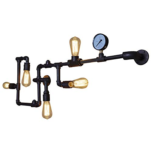 Preisvergleich Produktbild BAYCHEER Wandleuchten Wandlicht Deckleuchte Industrielampe Retro Deckenlampe Kronleuchte Pendellampe für Zimmerdecke (5 Fassung)