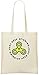Produktbild Just Keep Spinning Kundenspezifische bedruckte Einkaufstasche - 100% weiche Baumwolle - umweltfreundliche u. Stilvolle Handtasche für täglichen Gebrauch