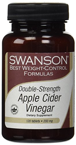 Preisvergleich Produktbild Swanson Diät, Doppelstarker Apfelweinessig 200mg, 120 Tabletten