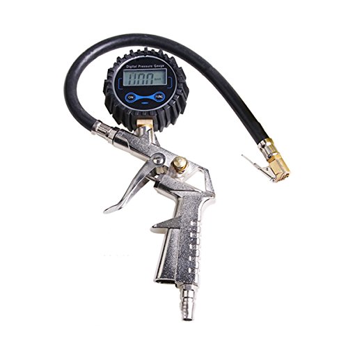 Preisvergleich Produktbild Lillypet Digital Reifendruckprüfer Digital Reifenfüller Luftdruckprüfer Reifendruckmesser Auto Manometer Druckluft für Ihr Auto, LKW und Motorrad