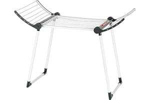 Theo Klein 6735 Stojąca suszarka Vileda I Stabilny stojak na mokre ubranka dla lalek i misiów I Ze składanymi panelami bocznymi I Dla dzieci w wieku od 3 lat