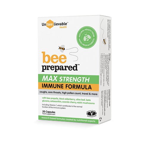 Preisvergleich Produktbild Unbeelievable Health Bee Prepared Max Strength - Pack of 20 Capsules