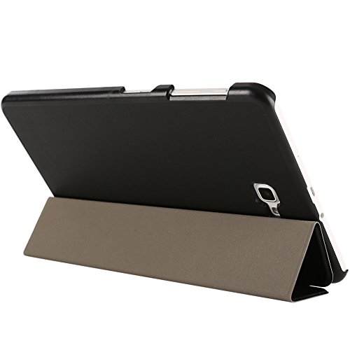 Samsung Galaxy Tab A 10.1 Hülle – Colico Ultra Dünn Case mit Ständer, eigebauter Magnet für Auto Sleep / Wake Up Funktion, Leder Tasche Etui Schutzhülle Cover Stand Holder , Perfekt Geeignet für Samsung Tab A 10.1 Tablet 2016 Version Wi-Fi/ LTE SM-T580N SM-T585N (Black) - 6