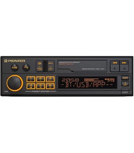 Pioneer FH-X730BT Double Din Stereo with Built-in Bluetooth USB
