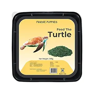 Foodie Puppies Turtle Food, 500gm | Spirulina Added Premium Aquatic | Growth and Health