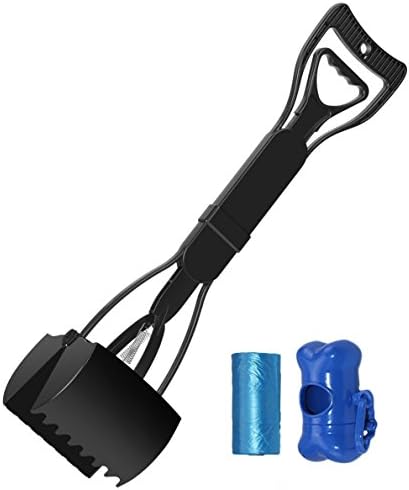 Frost Shop 24'' Pet Pooper Scooper Long Handle Top Paw Jaws Poop Scoop Dog Sanitary Waste Pickup Removal