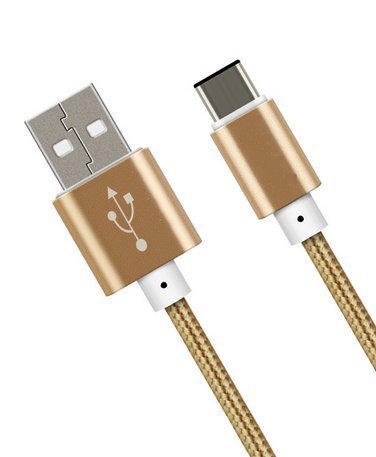 Reido® Nylon (Gold) USB Datenkabel für Samsung S7 S6 edge Galaxy S5 (Nylon geflochten) Galaxy S7 S4 S3 S2 S6 S5 S6edge Samsung Galaxy S6 S5 S7edge Galaxy I9300 S4 S5 I9300 I9505 S4mini S2 i9100 Galaxy S4 Galaxy S3 S3Mini S5mini Galaxy S3mini / S4mini / S5mini I9505 Galaxy S4 I9300 Galaxy I9100 I8190 I9500 Micro-USB (kein Original) (GOLD Nylon Usb-Datenkabel) - 4