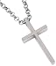 Habors Silver Latin Cross Chain Unisex Necklace RS.349.00