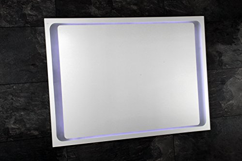 B-WARE Wandspiegel Badspiegel Neon Badezimmerspiegel Wand Spiegel Ambiente-Light 90 x 65 cm