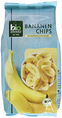 Preisvergleich Produktbild biozentrale Bananenchips, 4er Pack (4 x 150 g)