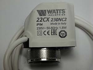 Attuatore Elettrotermico Watts Attuatore Elettrotermico Compatto WATTS 22CX230NC2 - Per Valvole A Zona, 230V, 2 Fili, Cavo Da 1 Metro, Nuovo Attuatore 230v Per Valvola Zona - 11