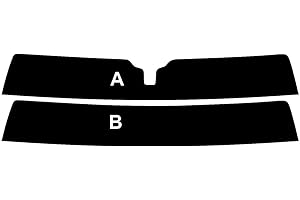 PSSC WINDOW FILM PSSC Pre Cut Sun Strip Car Window Films for Vauxhall Corsa 5 Door Hatchback 2006-2019 35% Medium Tint