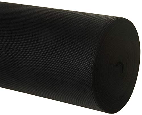 Garcia de Pou Non tissé Banquet Rouleau 60 g/m², 1.20 x 50 m, Polypropylène, Noir, 30 x 30 x 30 cm