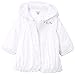 Absorba Boutique Baby Girls 0-24m Parka Plain Coat, White, 12-18 Months (Manufacturer Size: 18 Months)