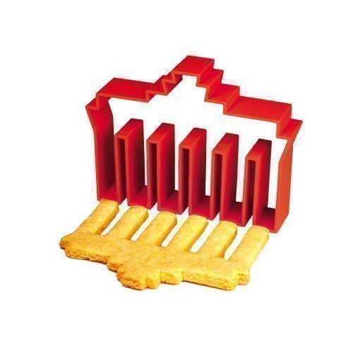 Brandenburger Tor Souvenir & Ausstechform in rot