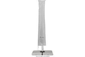 Schneider protective sleeve for hanging umbrellas, silver grey, up to 400 cm Ø & 300x300 cm
