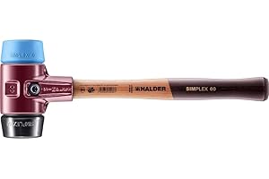 Halder 3012060 60 mm 3012 TPE"Simlpex" EH Soft-Face Mallet - Multi-Colour