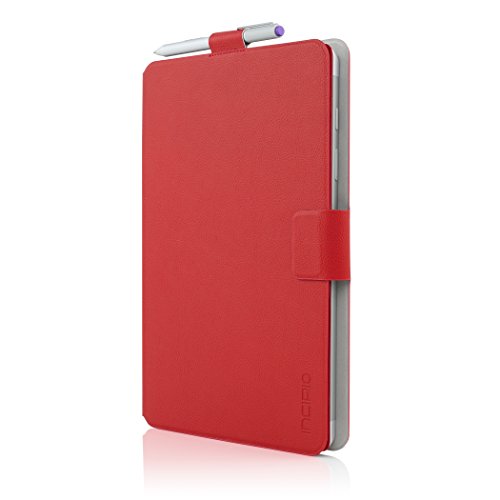 Preisvergleich Produktbild Incipio Roosevelt Klapptasche für Microsoft Surface 3 - von Microsoft zertifizierte Kunstledertasche mit Kickstand Kompatibilität und Magnetverschluss - Rot