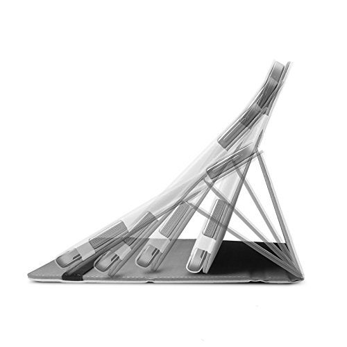 Asus Transformer Mini T102HA Hülle Case -Infiland Slim Fit Folio PU-lederne dünne Kunstleder Schutzhülle Cover Tasche für Asus Transformer Mini T102HA Tablet-PC (mit Auto Schlaf / Wach Funktion, Tablet und Tastatur sind nicht entgehaltet) (Weiß) - 8