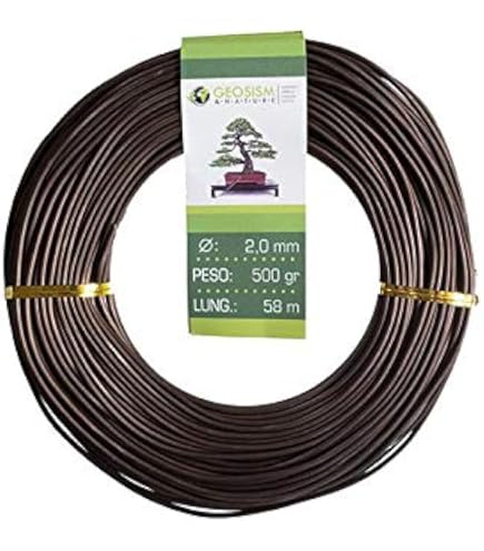 Filo Alluminio Rame Geotools 5,5 Mm Per Bonsai - 500 Gr, 8 M, Per Modellare Rami - Foto 12