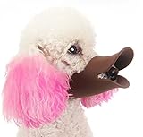 Diseño adorable de pico de pato. Olvídate de los bozales normales para perros y haz que tu mascota se vea más bonita.