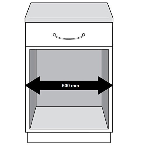 Hailo 3620611 Abfallsammler Separato-K XS inset 60.3/34 für Schränke von 600 mm Breite mit Frontauszug Abfallsammler, Plastik, Grau, 55.7 x 49.1 x 34 cm - 4