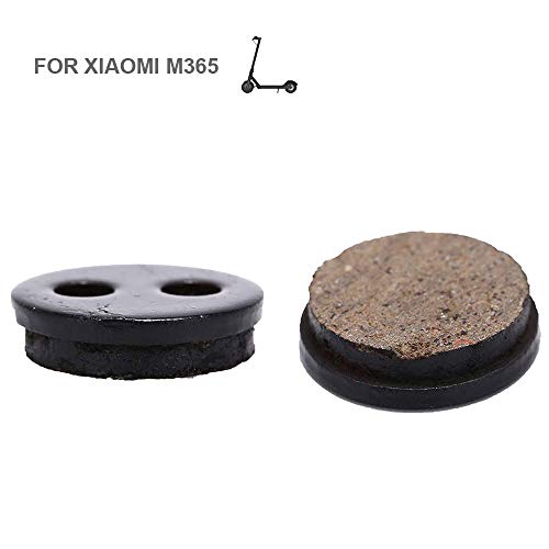 Flycoo M-33 Lot de 2 Patins Semi-métalliques pour Scooter électrique Xiaomi M365 Noir