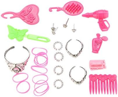 Yvody 42 Pcs Mixed Vintage &amp; Modern Doll Accessories Shoes For Barbie Doll