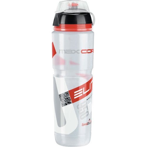Elite Trinkflasche Supercorsa Mtb Clear-Rot