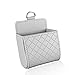 Produktbild SUNSHAN Universal Car Air Vent Organizer Box Storage Bag, Black Auto Seat Back Interior Case mit Hook Ount Outlet Storage Box Hanging Leder Container Case Bag Pouch Holder,Gray