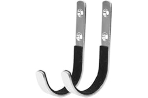 LEINGGG Waffenständer - 2PCS Wandhalterung Lagerregal Edelstahl Waffenständer Gun Hooks for Rifle Shot Gun