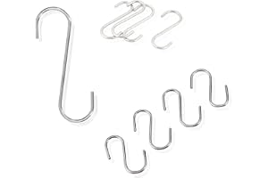 Set med 13 metallkrokar S - 3 storlekar (10cm, 6cm, 3,5cm) - Multifunktionell för kök, badrum, trädgård och förvaring