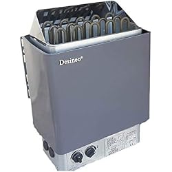 Desineo Poêle à Sauna 6 KW à Commandes intégrées