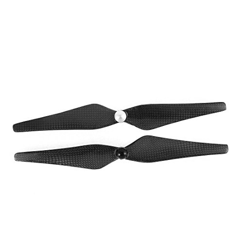 Preisvergleich Produktbild sourcingmap® 2 Paar 9443 Carbonfaser Selbstverriegelung Propeller Für DJI Phantom 2 Vision
