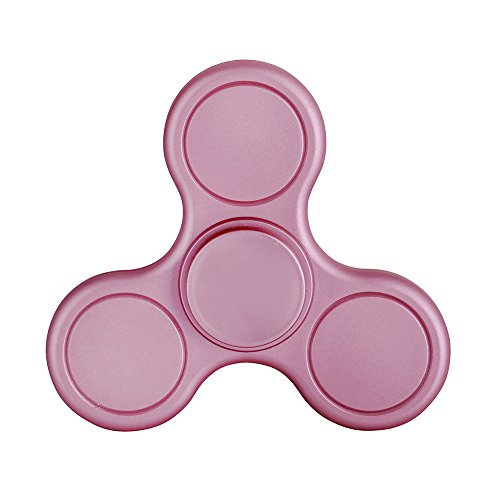 Tri Fidget Hand Spinner - High Speed Bearing Fidget Toy - Stress Reducer - Spins Up to 3 or 4 Minutes - Perfect For ADD / ADHD / Anxiety and Autism - Scrub Surface(Pink) Tri Fidget Hand Spinner - High Speed Bearing Fidget Toy - Stress Reducer - Spins Up to 3 or 4 Minutes - Perfect For ADD / ADHD / Anxiety and Autism - Scrub Surface(Pink)