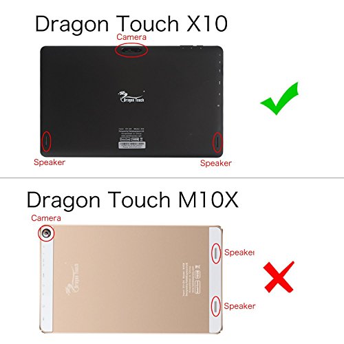 Fintie Dragon Touch X10 10 Zoll Ultra-Klar Schutzfolie (3 Stück) – High Definition Kristallklar Folie Premium Displayschutzfolie - 2