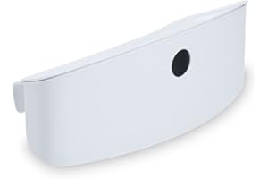 hauck Highchair Box S Organizador Trona Alpha Plus Beta Plus y Arketa - Caja de Almacenaje con Tapa - Fácil Fijación - hasta 3 kg - Lavable - Accesorios Tronas de Madera - Blanco