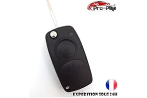 Pro-Plip - Llave para Alfa Romeo 147, 156, 166, Spider, 2 botones, mando a distancia rectangular