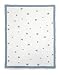 Mamas & Papas Millie and Boris Small Knitted Blanket 70 x 90 cm - Blue