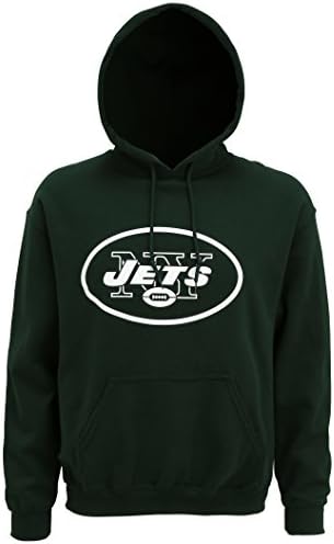 American Sports Merch New York Jets Large Logo Hoodie - Forest Green - XL