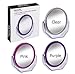 5x magnifying swivel mirror - round freestanding travel/make-up mirror - Pink