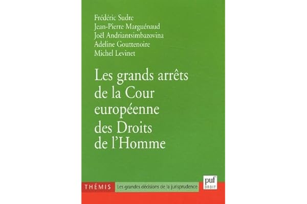 Les grands arrêts de la Cour européenne des Droits de l'Homme
